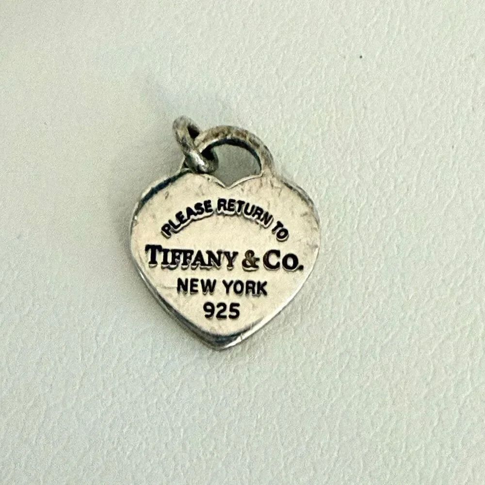 Tiffany & Co. New York Sterling Silver 925 Return To Tiffany Heart Tag Charm